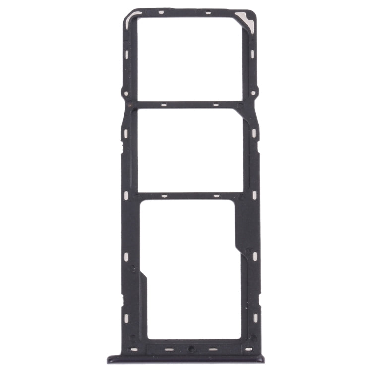 For OPPO A12 CPH2083, CPH2077 SIM Card Tray + SIM Card Tray + Micro SD Card Tray (Black) - Card Tray by buy2fix | Online Shopping UK | buy2fix