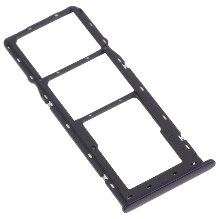 For OPPO A12 CPH2083, CPH2077 SIM Card Tray + SIM Card Tray + Micro SD Card Tray (Black) - Card Tray by buy2fix | Online Shopping UK | buy2fix