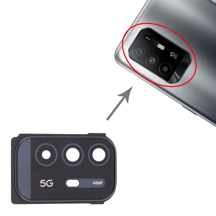 For OPPO A95 PELM00 Camera Lens Cover (Black) by buy2fix