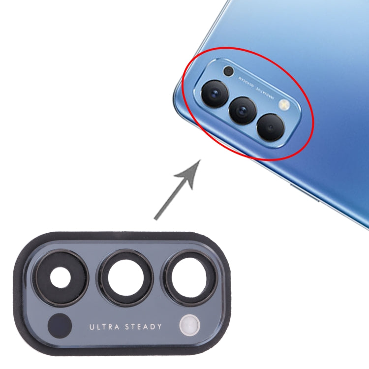 For OPPO Reno4 5G PDPM00, PDPT00, CPH2091 Camera Lens Cover (Black) by buy2fix