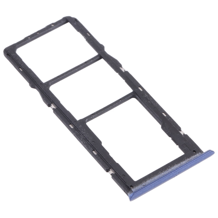 For OPPO Realme 7 (Global) SIM Card Tray + SIM Card Tray + Micro SD Card Tray (Blue) - Card Tray by buy2fix | Online Shopping UK | buy2fix