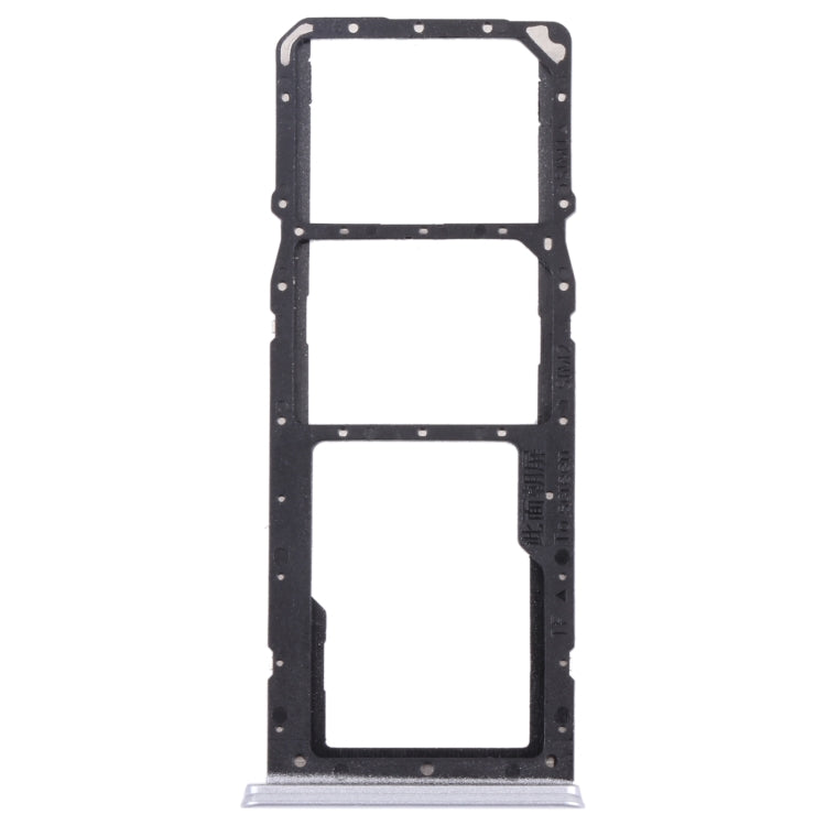 For OPPO Realme 7 (Global) SIM Card Tray + SIM Card Tray + Micro SD Card Tray (Silver) - Card Tray by buy2fix | Online Shopping UK | buy2fix