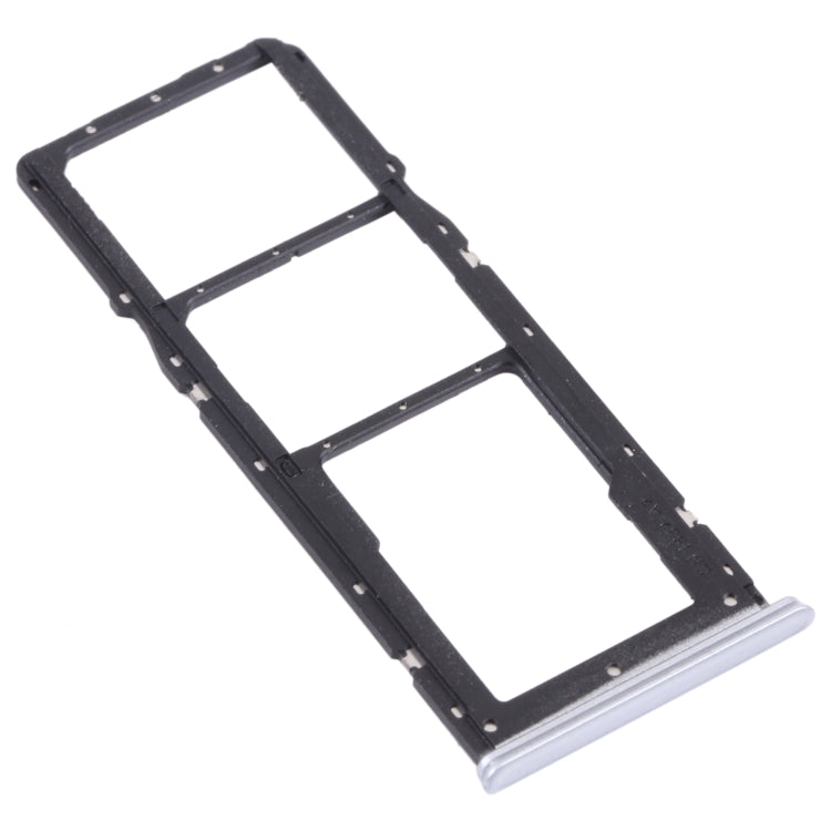 For OPPO Realme 7 (Global) SIM Card Tray + SIM Card Tray + Micro SD Card Tray (Silver) - Card Tray by buy2fix | Online Shopping UK | buy2fix