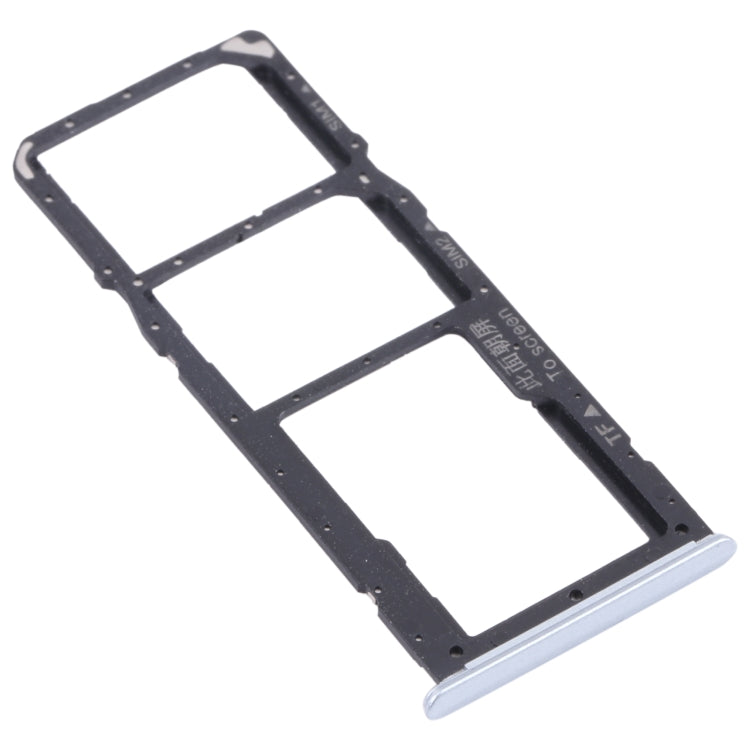 For OPPO Realme 7 (Global) SIM Card Tray + SIM Card Tray + Micro SD Card Tray (White) - Card Tray by buy2fix | Online Shopping UK | buy2fix