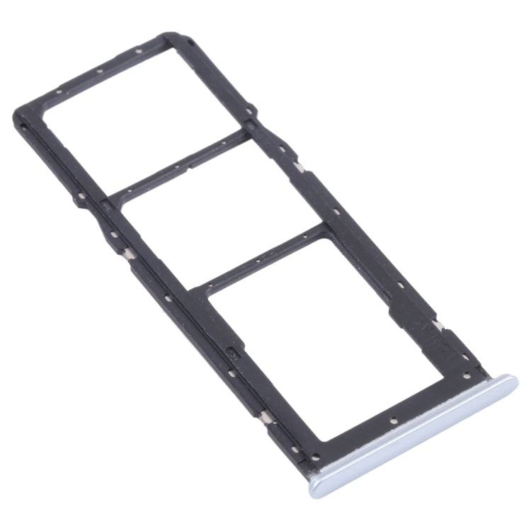 For OPPO Realme 7 (Global) SIM Card Tray + SIM Card Tray + Micro SD Card Tray (White) - Card Tray by buy2fix | Online Shopping UK | buy2fix