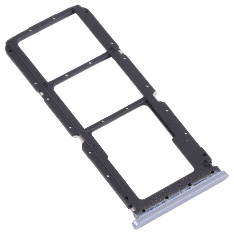 For OPPO A55 PEMM00, PEMM20, PEMT00, PEMT20 SIM Card Tray + SIM Card Tray + Micro SD Card Tray (Black) - Card Tray by buy2fix | Online Shopping UK | buy2fix