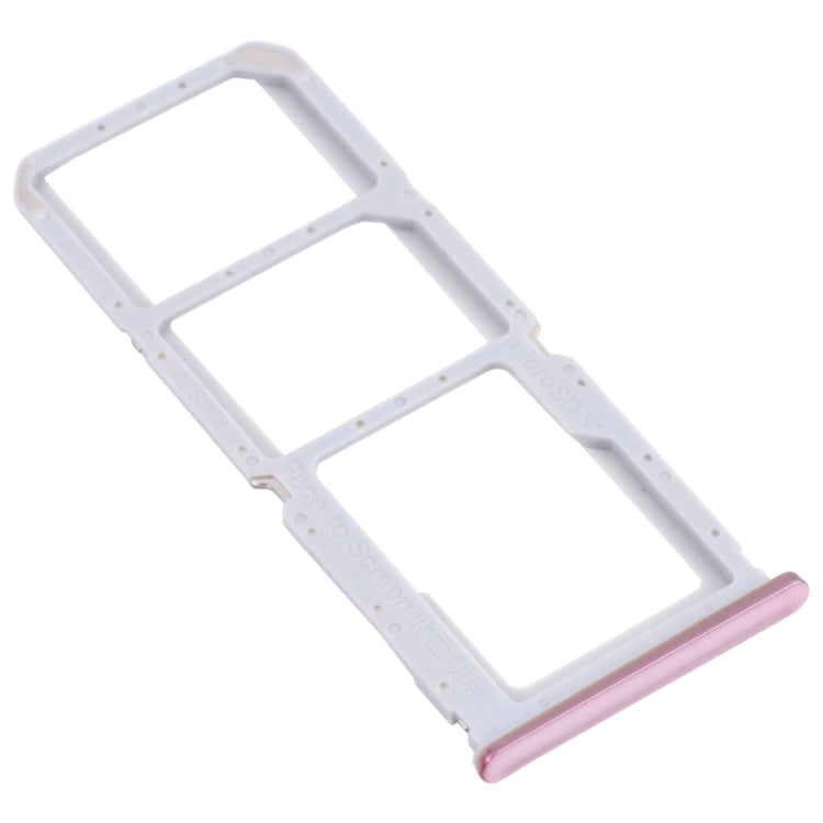 For OPPO A55 PEMM00, PEMM20, PEMT00, PEMT20 SIM Card Tray + SIM Card Tray + Micro SD Card Tray (Gold) - Card Tray by buy2fix | Online Shopping UK | buy2fix