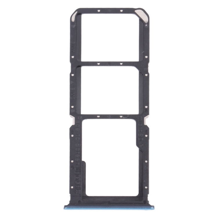 For OPPO A74 5G / A54 5G / A93 PCGM00, PEHM00 SIM Card Tray + SIM Card Tray + Micro SD Card Tray(Blue) - Card Tray by buy2fix | Online Shopping UK | buy2fix