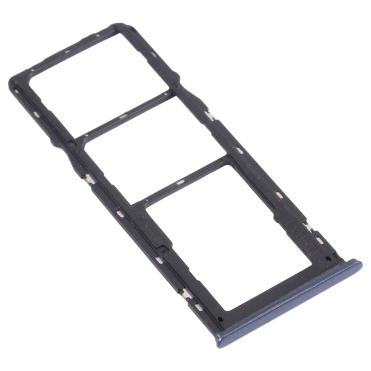 For OPPO A35 CPH2179 SIM Card Tray + SIM Card Tray + Micro SD Card Tray (Black) - Card Tray by buy2fix | Online Shopping UK | buy2fix