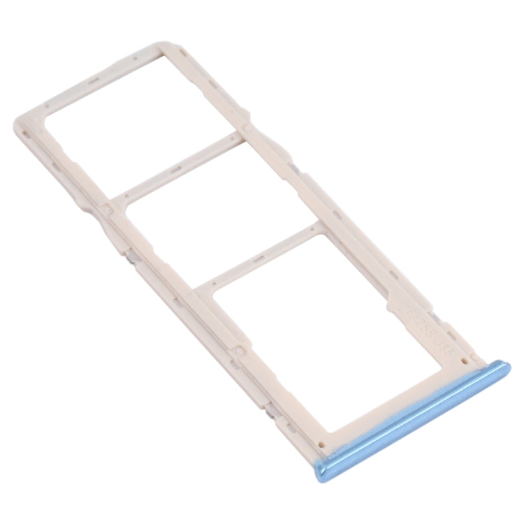 For OPPO A35 CPH2179 SIM Card Tray + SIM Card Tray + Micro SD Card Tray (Blue) - Card Tray by buy2fix | Online Shopping UK | buy2fix
