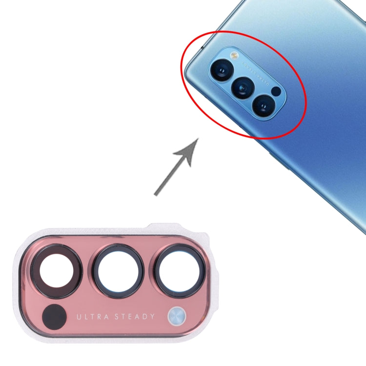 For OPPO Reno4 Pro 5G PDNM00, PDNT00, CPH2089 Camera Lens Cover (Red) - Camera Series by buy2fix | Online Shopping UK | buy2fix