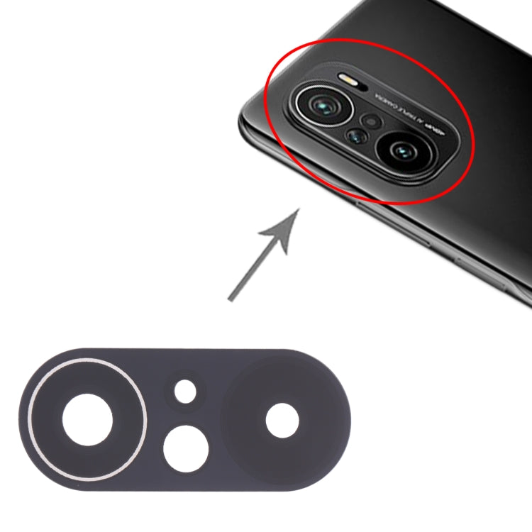 10 PCS Back Camera Lens for Xiaomi Poco F3 M2012K11AG - Camera by buy2fix | Online Shopping UK | buy2fix