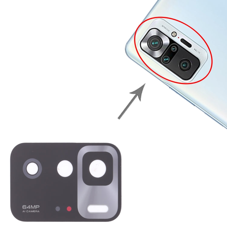 10 PCS Back Camera Lens for Xiaomi Redmi Note 10 Pro 5G / Poco X3 GT - Camera by buy2fix | Online Shopping UK | buy2fix