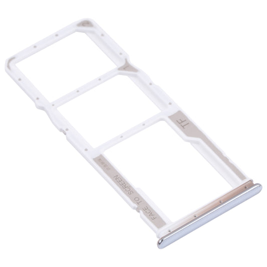 SIM Card Tray + SIM Card Tray + Micro SD Card Tray for Xiaomi Redmi Note 10 4G / Redmi Note 10S M2101K7AI, M2101K7AG, M2101K7BG, M2101K7BI, M2101K7BNY, M2101K7BL (White) by buy2fix