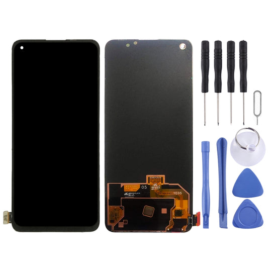 For OnePlus Nord 2 5G 2021 with Digitizer Full Assembly Original LCD Screen (Black) - LCD Screen by buy2fix | Online Shopping UK | buy2fix