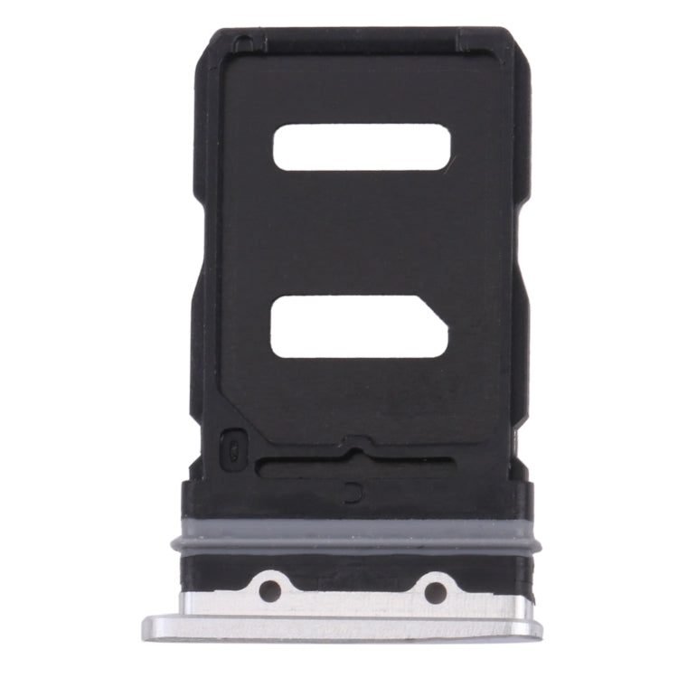 SIM Card Tray + SIM Card Tray for Asus Zenfone 8 ZS590KS(Frosted Silver) - Card Tray by buy2fix | Online Shopping UK | buy2fix