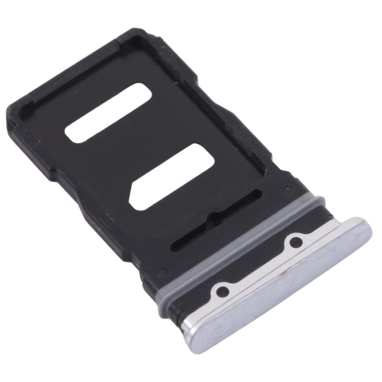 SIM Card Tray + SIM Card Tray for Asus Zenfone 8 ZS590KS(Frosted Silver) - Card Tray by buy2fix | Online Shopping UK | buy2fix