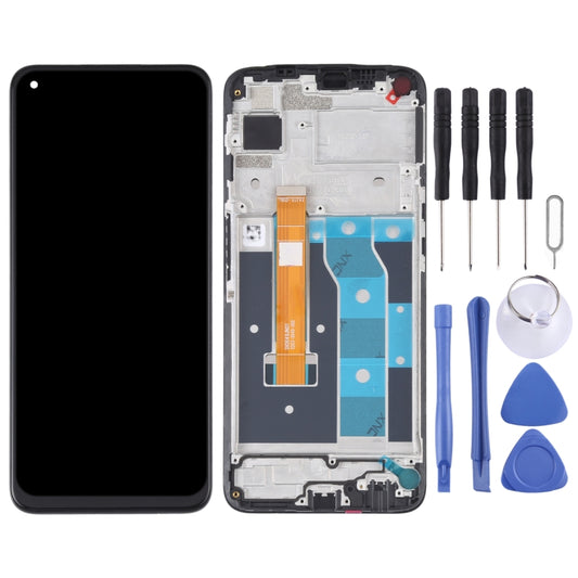 LCD Screen and Digitizer Full Assembly With Frame for OPPO Realme 6 RMX2001 by buy2fix