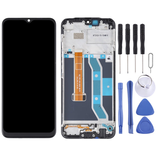 Original LCD Screen and Digitizer Full Assembly With Frame for OPPO Realme C15 RMX2180(Standard Version MTK) by buy2fix