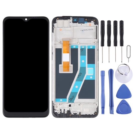 LCD Screen and Digitizer Full Assembly With Frame for OPPO Realme C2 / A1k by buy2fix