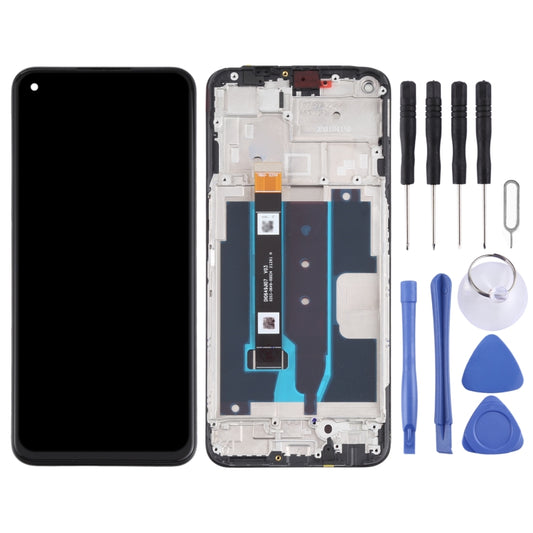 Original LCD Screen and Digitizer Full Assembly With Frame for OPPO Realme V13 5G by buy2fix