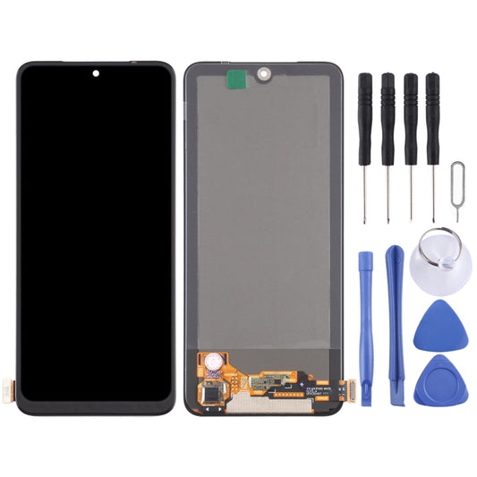 OLED Material LCD Screen and Digitizer Full Assembly for Xiaomi Redmi Note 10 4G / Redmi Note 10S / Redmi Note 11 SE India / Poco M5s M2101K7BG, M2101K7BI, M2101K7BNY, M2101K7BL, M2101K7AI, M2101K7AG by buy2fix