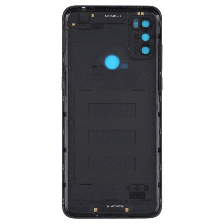 For Alcatel 1S (2021) 6025 Battery Back Cover (Black) - Back Cover by buy2fix | Online Shopping UK | buy2fix