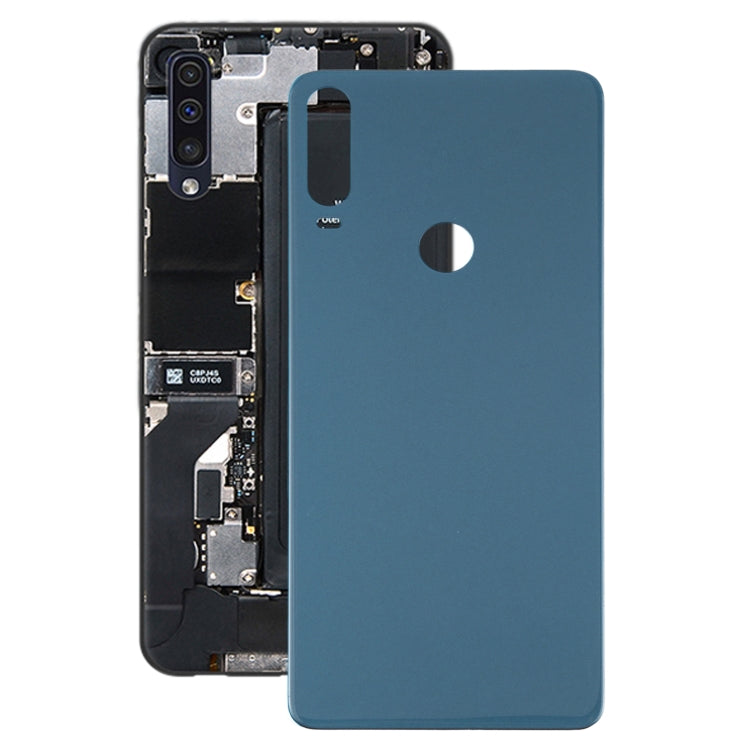 For Alcatel 3x (2019) 5048 5048U 5048Y Glass Battery Back Cover (Green) - Back Cover by buy2fix | Online Shopping UK | buy2fix