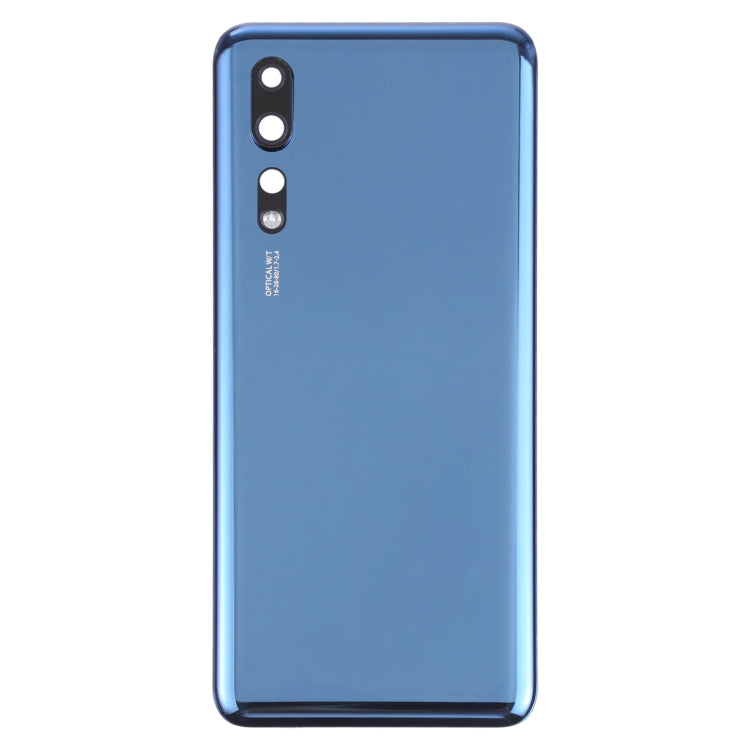 Glass Battery Back Cover for ZTE Axon 10 Pro(Blue) - For ZTE by buy2fix | Online Shopping UK | buy2fix