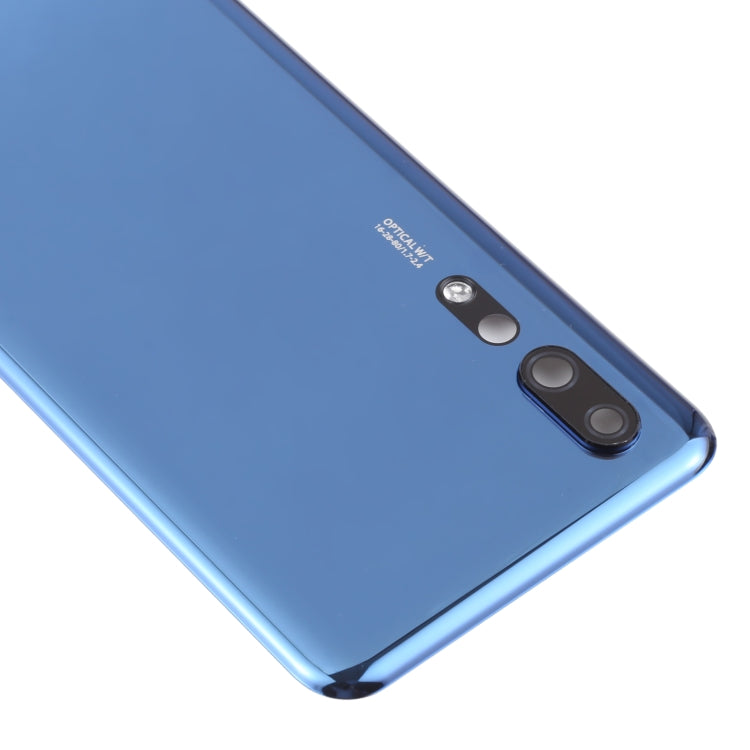 Glass Battery Back Cover for ZTE Axon 10 Pro(Blue) - For ZTE by buy2fix | Online Shopping UK | buy2fix