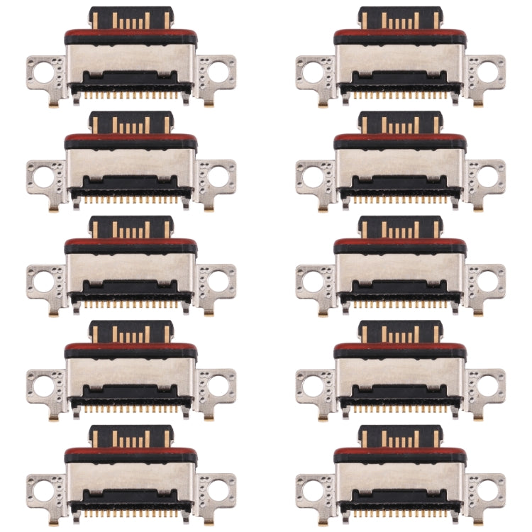 10 PCS Charging Port Connector for Xiaomi Mi 11 Pro M2102K1AC - Tail Connector by buy2fix | Online Shopping UK | buy2fix