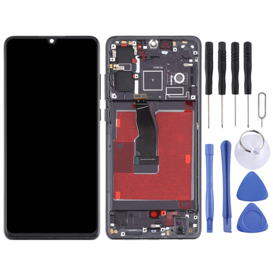 Original OLED LCD Screen for Huawei P30 Digitizer Full Assembly With Frame(Black) - LCD Screen by buy2fix | Online Shopping UK | buy2fix