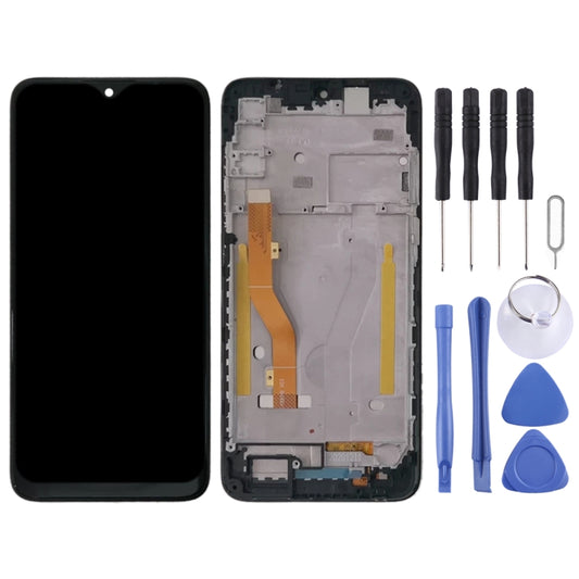 LCD Screen and Digitizer Full Assembly With Frame for Alcatel 1SE 2020 OT5030 5030 5030D 5030F(Black) - LCD Screen by buy2fix | Online Shopping UK | buy2fix