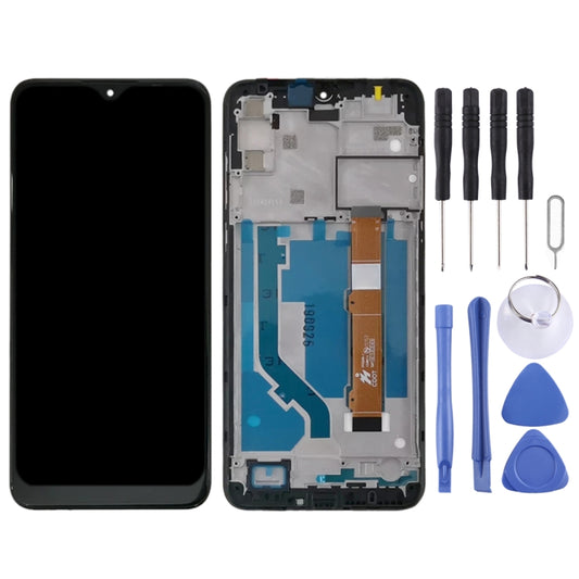 LCD Screen and Digitizer Full Assembly With Frame for Alcatel 3L 2020 OT5029 5029D 5029Y 5029U 5029(Black) - LCD Screen by buy2fix | Online Shopping UK | buy2fix