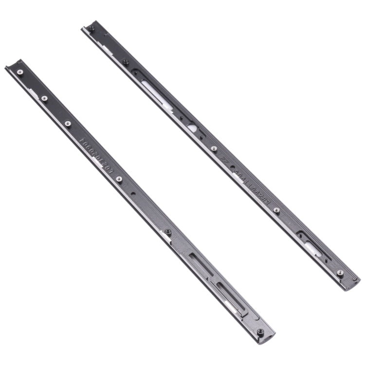 1 Pair Metal Side Part Sidebar For Sony Xperia XA2 Ultra(Black) - Frame Bezel Plate by buy2fix | Online Shopping UK | buy2fix