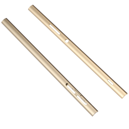 1 Pair Metal Side Part Sidebar For Sony Xperia XA2 Ultra (Gold) - Frame Bezel Plate by buy2fix | Online Shopping UK | buy2fix