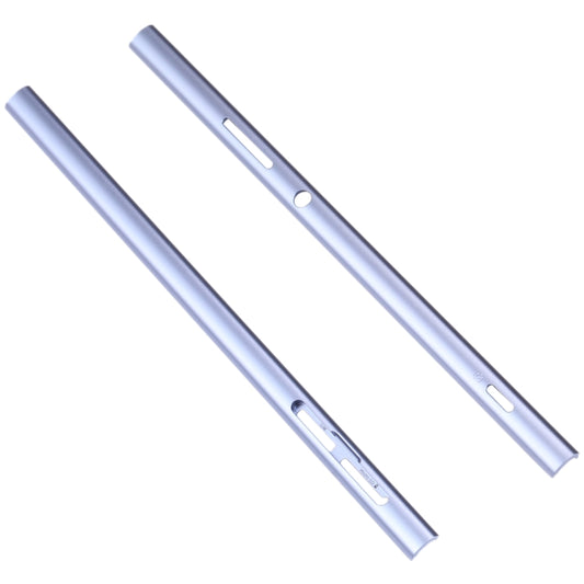 1 Pair Metal Side Part Sidebar For Sony Xperia XA2 Ultra (Blue) - Frame Bezel Plate by buy2fix | Online Shopping UK | buy2fix