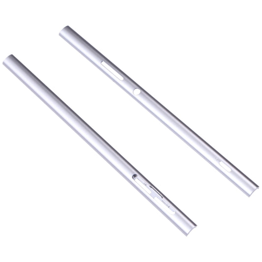 1 Pair Metal Side Part Sidebar For Sony Xperia XA2 Ultra (Silver) - Frame Bezel Plate by buy2fix | Online Shopping UK | buy2fix