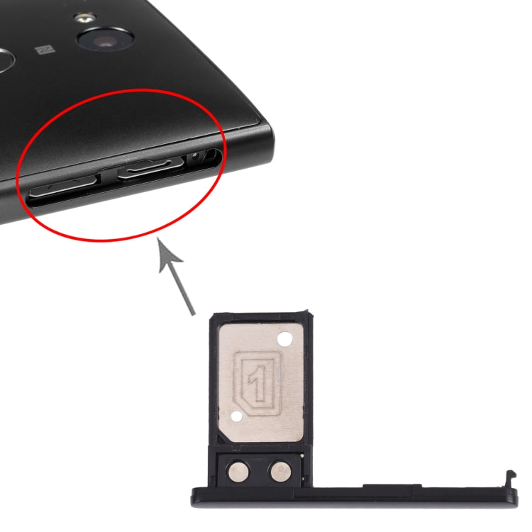 SIM Card Tray for Sony Xperia L2(Black) by buy2fix