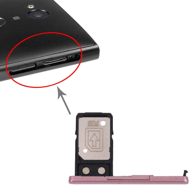 SIM Card Tray for Sony Xperia L2(Pink) by buy2fix