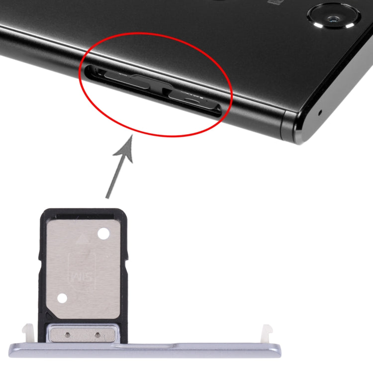 SIM Card Tray for Sony Xperia XA2 Plus (Silver) by buy2fix