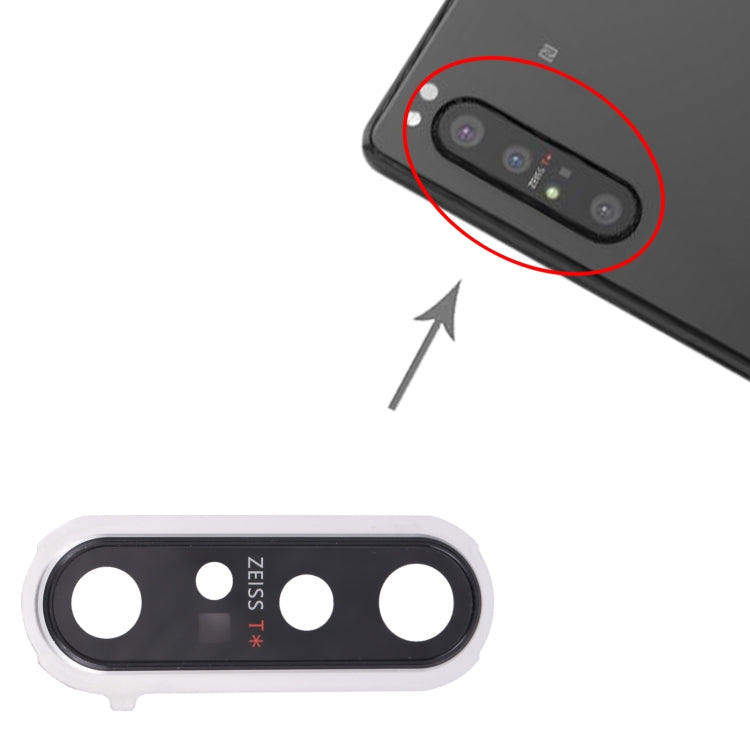 Camera Lens Cover for Sony Xperia 1 II (Silver) by buy2fix