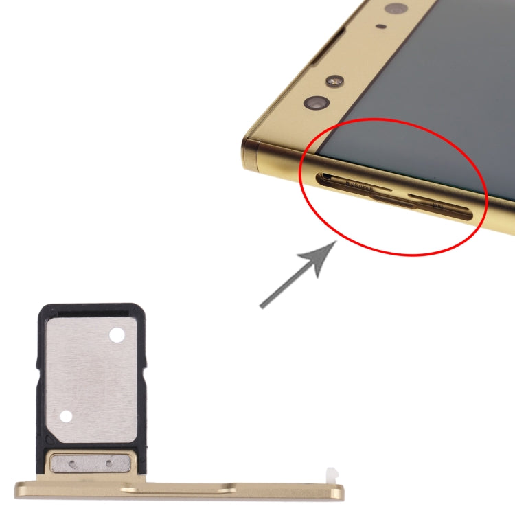SIM Card Tray for Sony Xperia XA2 Ultra (Gold) by buy2fix
