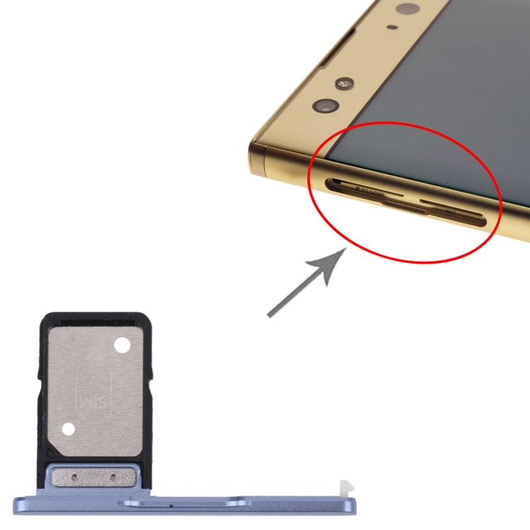 SIM Card Tray for Sony Xperia XA2 Ultra (Blue) by buy2fix