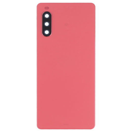 For Sony Xperia 10 III Battery Back Cover (Red) by buy2fix