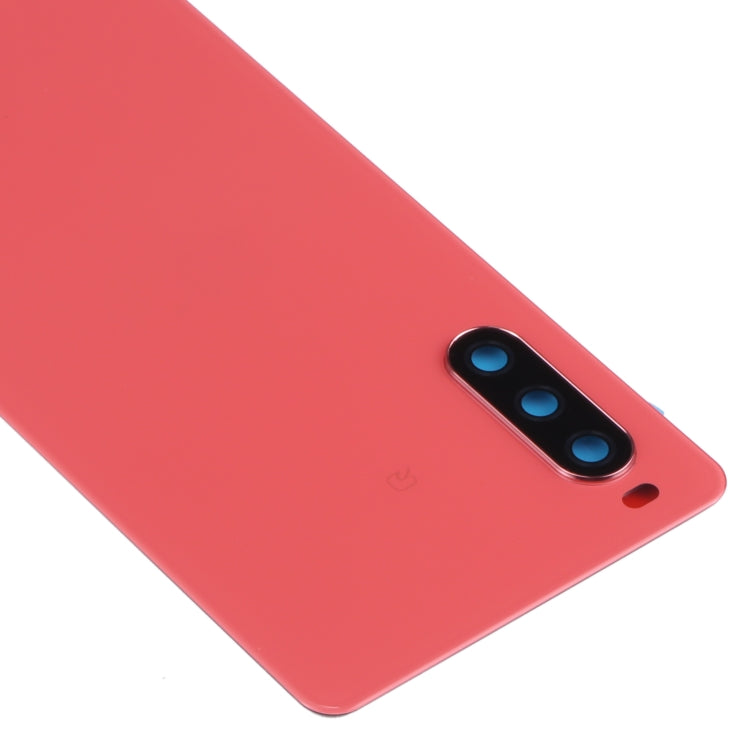 For Sony Xperia 10 III Battery Back Cover (Red) - Back Cover by buy2fix | Online Shopping UK | buy2fix