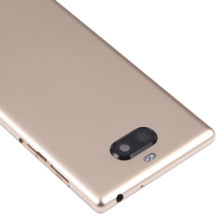 Battery Back Cover for Sony Xperia 10 Plus(Gold) - Back Cover by buy2fix | Online Shopping UK | buy2fix