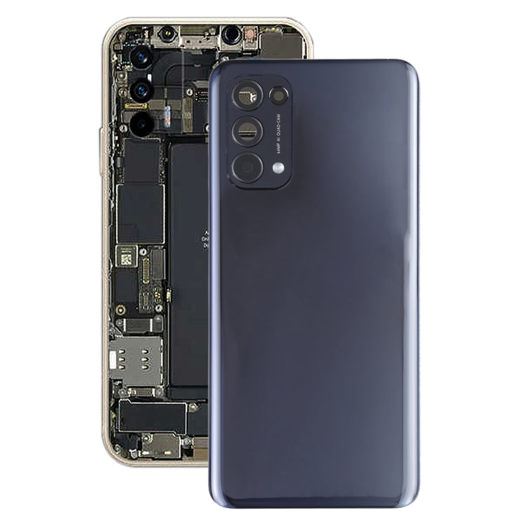 For OPPO Reno5 4G CPH2159 Original Battery Back Cover (Orange) - Back Cover by buy2fix | Online Shopping UK | buy2fix
