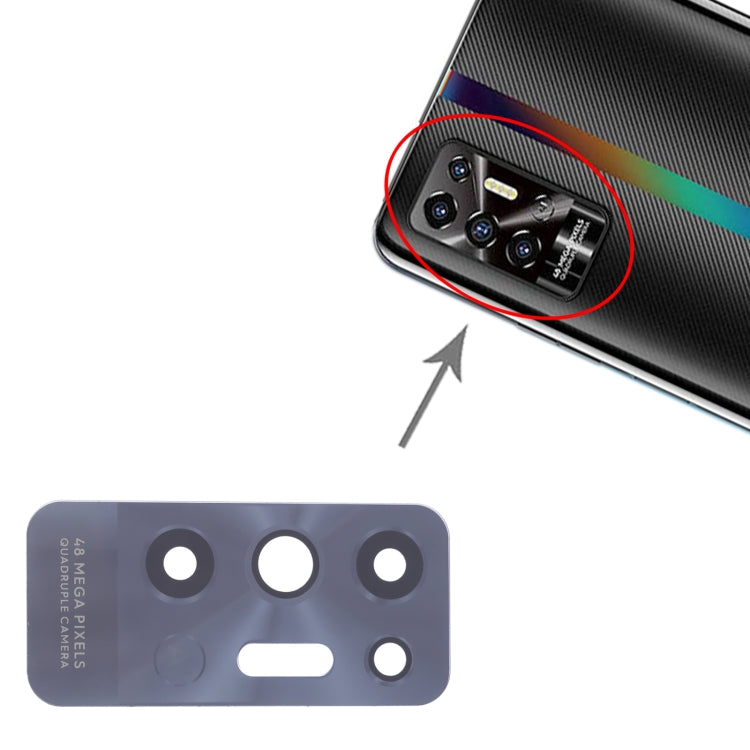 For Tecno Pova 2 LE7 10pcs Back Camera Lens by buy2fix