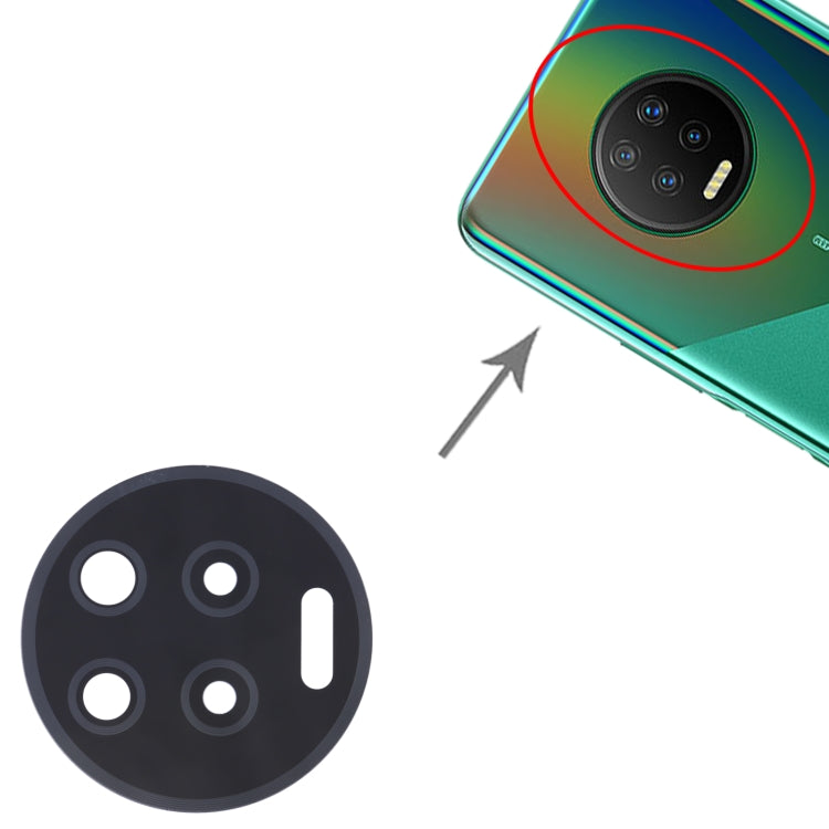For Infinix Note 7 X690B, X690 10pcs Back Camera Lens - Camera Parts by buy2fix | Online Shopping UK | buy2fix